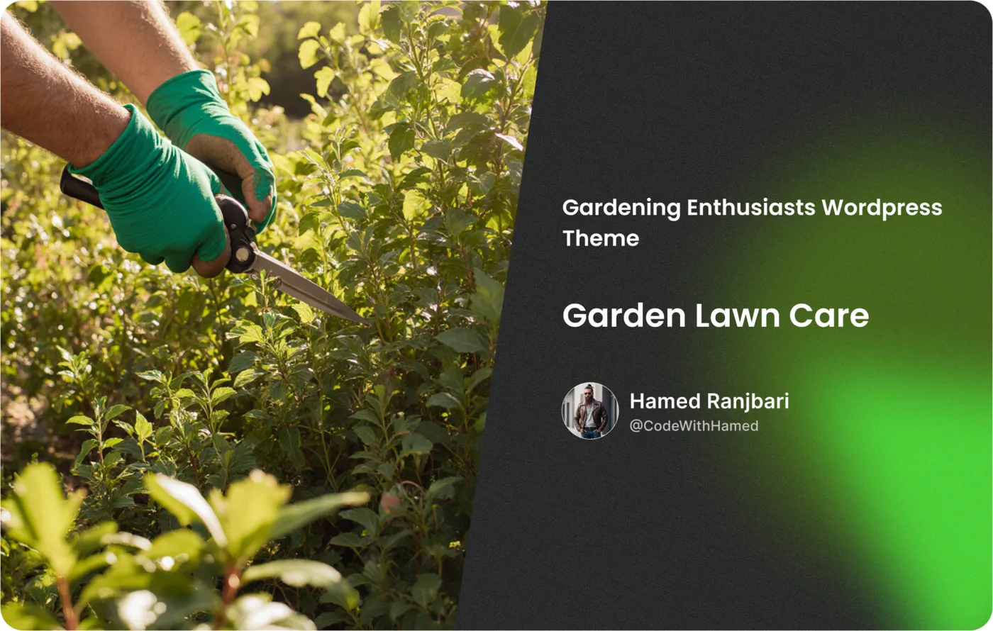 قالب وردپرس Garden Lawn Care: معرفی قالب رایگان وردپرس برای خدمات باغبانی و فضای سبز 2 قالب وردپرس Garden Lawn Care 3